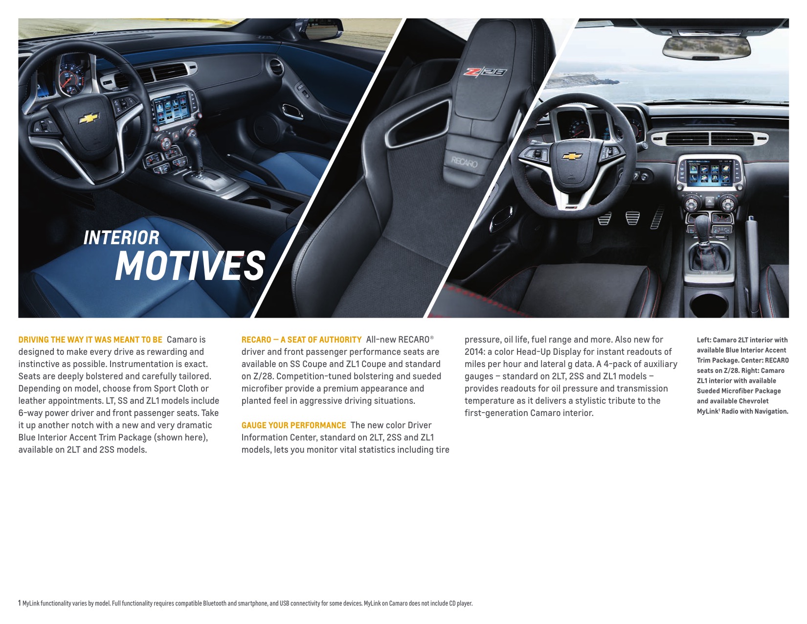 2014 Chev Camaro Brochure Page 6